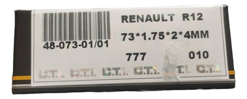 Anillos Renault 12 1.3