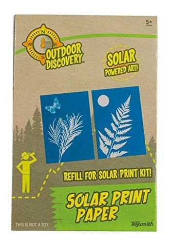 Imagen 1 de 1 de Paquete De Recarga De Papel De Impresion Solar Toysmith