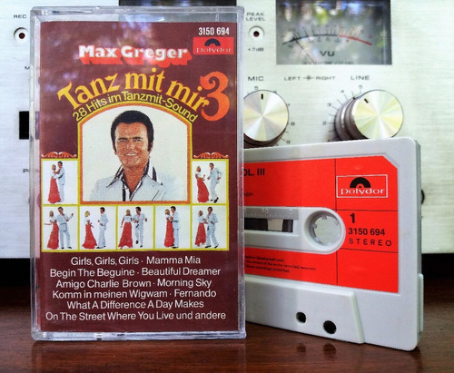 Max Greger - Tanz Mit  Mir 3 - 1976 - Importado  Cassette