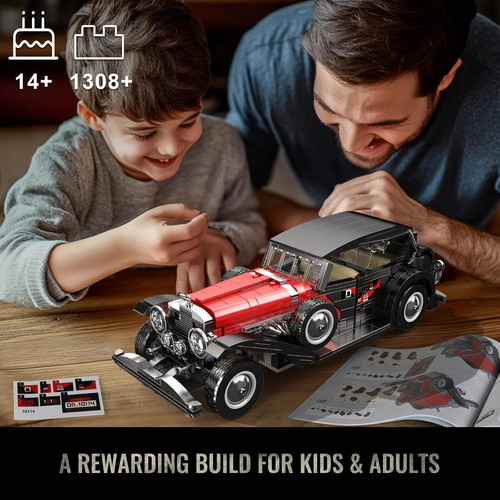 Bloques De Construcción Tecnología Coche Clásico Modelo