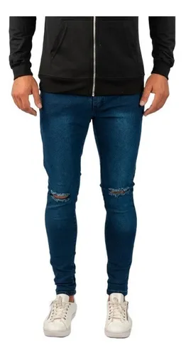 Pantalones con cortes en la rodilla cheap
