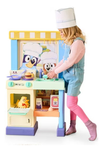 Mini Cocina Bluey Con Accesorios Original Set Cocinita