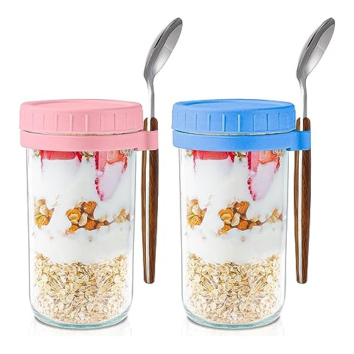 Guutry Overnight Oats Containers With Lids And Hhg5f