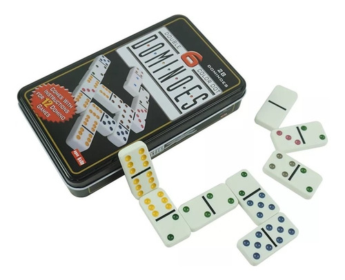 Domino Seis Colores Double 6 28 Piezas