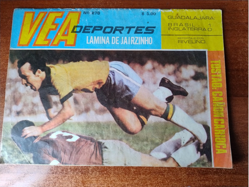 Vea Deportes Junio 10 De 1970 Mundial De México. Dcolección