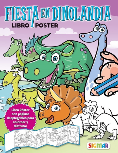 Fiesta En Dinolandia Libro Poster