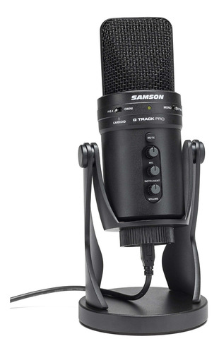 Microfone G-track Pro Usb Com Interface De Áudio - Samson