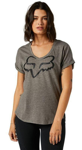 Polera Lifestyle Mujer Boundary Gris Fox