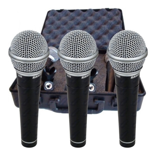 Microfono De Mano Samson R21 X3 Con Estuche Y Pipetas