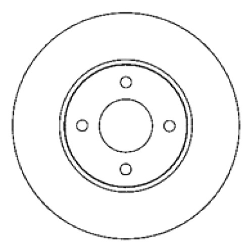 Disco Freno Del (260mm) Nissan March 2011-2017