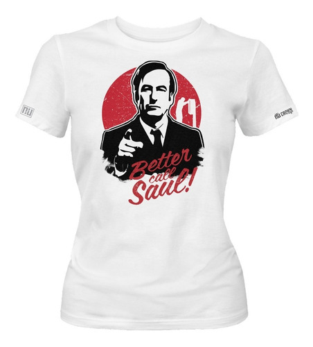 Camiseta Estampada Better Call Saul Serie Dama Mujer Idk