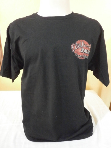 Camiseta Edelbrock Racing Hot Rod Mopar Vw Gm Chevrolet