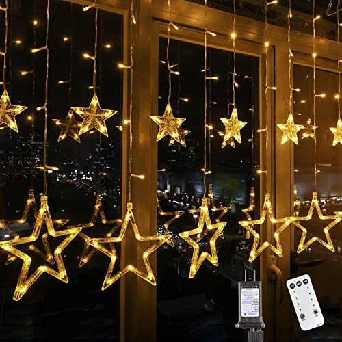 Blingstar Star Curtain Lights 138 Led 12 Star Jv6th