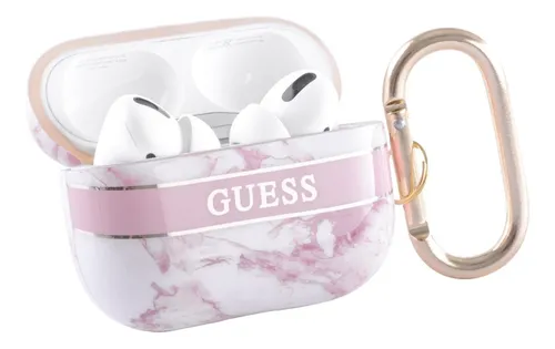 Funda Guess Marble Rosa Compatible Con AirPods Pro Cuotas sin