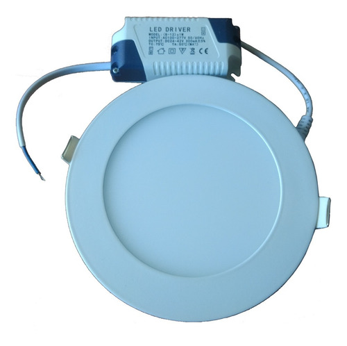 X2 Lampara Panel  Bala Led De Incrustar 9w 6500k