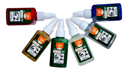 Cola Colorida Com Brilho 25g Escolar Com 6 Unidades Leo&leo