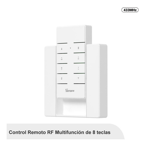 Sonoff Control Remoto Rm433 433mhz 8 Botones ** Novedad **