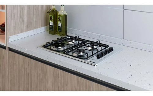 Imagen 2 de 9 de Estufa De Empotrar Sésamo Haceb 60-43 Inox Gas Natural