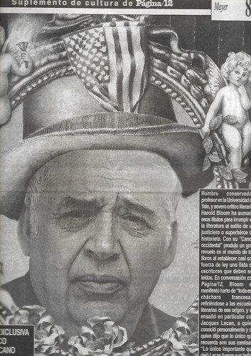 Primer Plano 1996 Juan Jose Sebreli Davi Viñas Harold Bloom