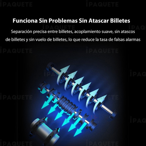 Imagen 5 de 9 de Contadora De Billetes Máquina Cuenta Dinero Detector Falsos