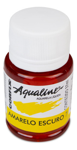 Tinta Aquarela Aqualine Corfix 37ml Cor Amarelo escuro - 07