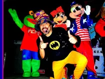 Comprar Disfraces Cabezones Mickey Minnie Y El Sapo Pepe 