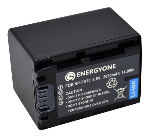 Np-fv70 Energyone P/sony Hdr-cx290, Cx760, Sx65