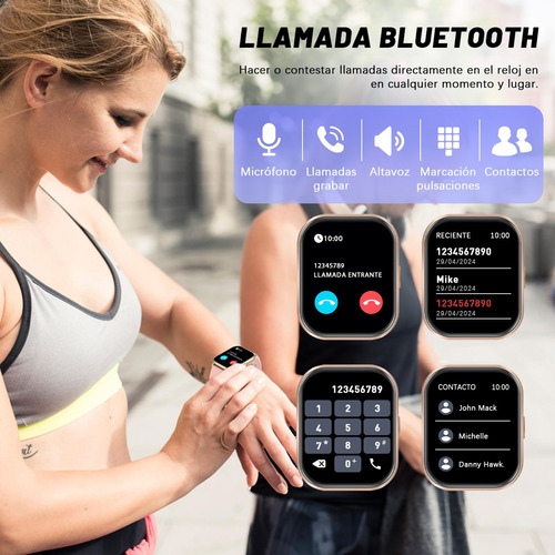 Reloj Smartwatch Reloj Inteligente Bluetooth Llamada 2.01''