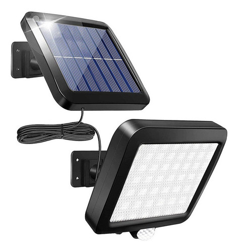 Lámpara Solar De Pared Led Con Cable De 5 M