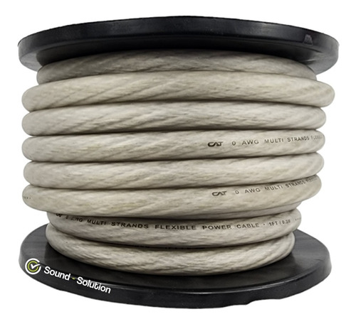 Rollo Cable Corriente De Cobre Cal 0 15 Metros Cat Cpw015s