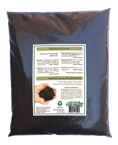 3 Kgs Composta Orgánica Compost-on