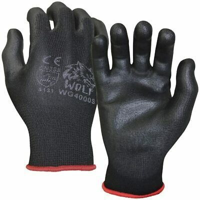 Wolf, Guantes Recubiertos De Nylon Y Poliuretano (pack De 3)