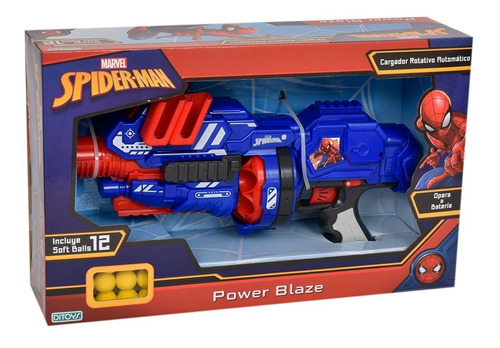 Arma Power Blaze Hombre Araña Original Ditoys