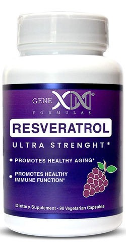 Genex Resveratrol De 1500 Mg Con Bioperina Para Absorcion |