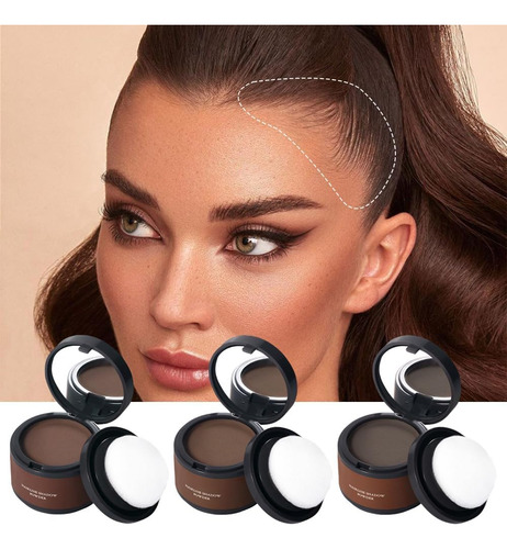 Pó Para Linha Do Cabelo, Pó Para Retoque De Raiz, Pó Para