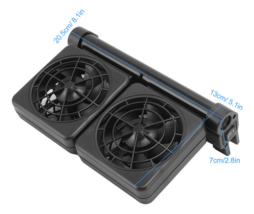 Ventilador De Refrigeración De Agua Para Pecera, 2 Velocidad