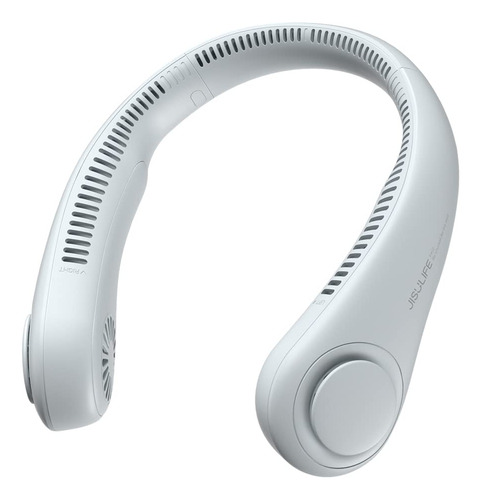 Ventilador De Cuello Portátil Sin Cuchillas Recargable 3 Vel Gris
