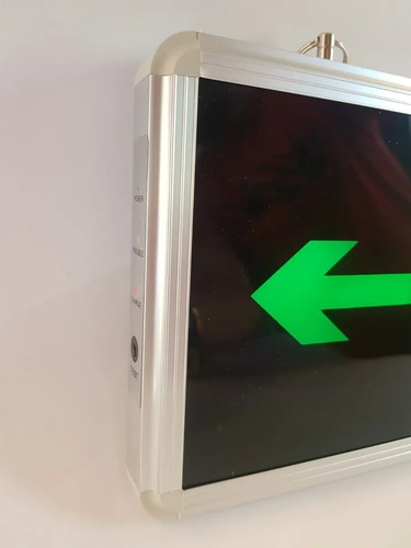 Imagen 3 de 5 de Cartel Led Salida X 2 De Emergencia Exit Alta Calida Everest