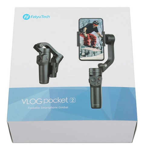 Estabilizador Gimbal Feiyutech Vlog Pocket 2 P/ Smartphone Cor Preto