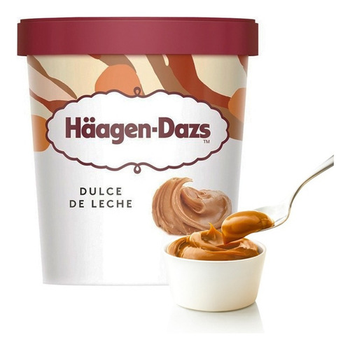 Helado Haagen Dazs Dulce De Leche 473 Ml.