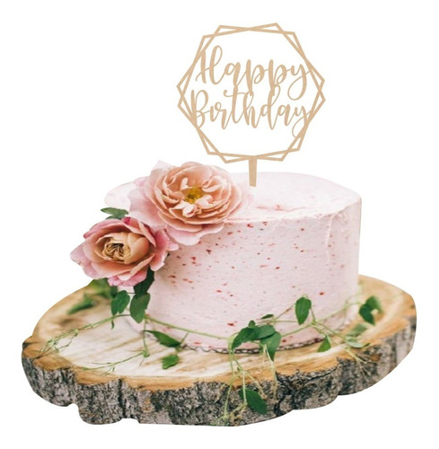 Letrero Para Pastel Feliz Cumpleaños Topper Cake Art937