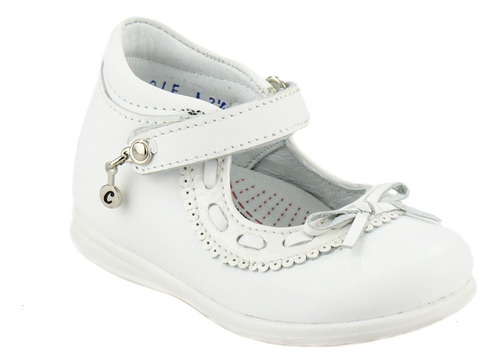 Zapato Niña Casual Fiesta Vestir Coloso 943 Blanco 14.5 A 17