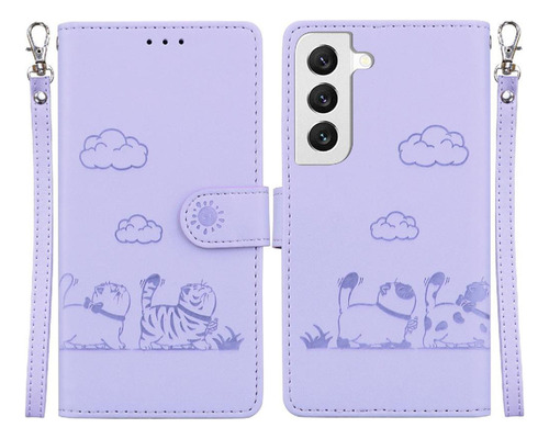 Funda Abatible For Samsung Galaxy S22 Plus Cat Rfid De