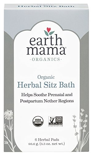 Earth Mama Organic Herbal Sitz Bath Para El Embarazo Y El