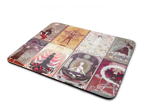 Imagem 2 de 3 de Mouse Pad Personalizado - Akatsuki Cartas