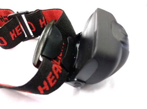 Linterna Táctica Minero Cabeza Vincha Militar C/ Led Rojo 3w