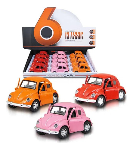 Auto Die Cast 1:38 Escarabajo Colores Surtidos Playking