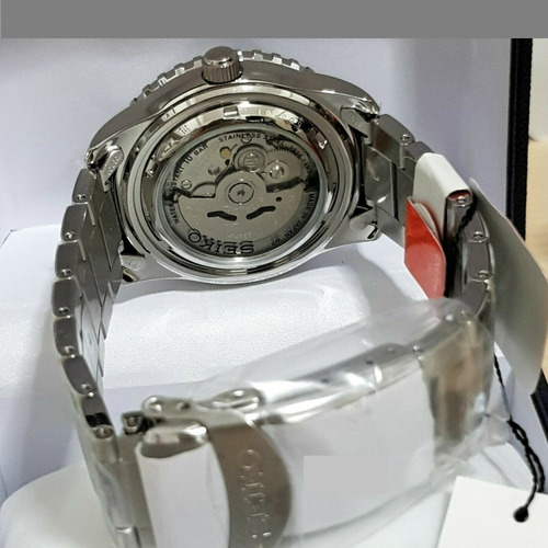 Made In Japan Seiko Automático Preto Snzh55j1 -12x