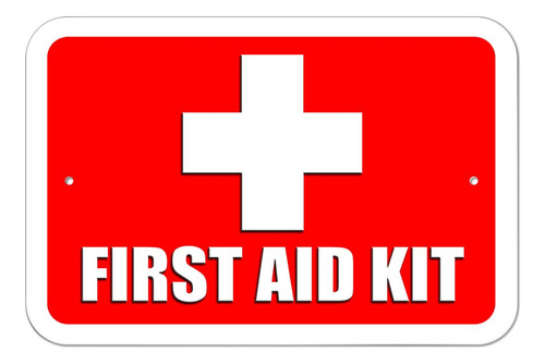 Graphics Amp; Mas Plástico Sign First Aid Kit - 6  X I802h