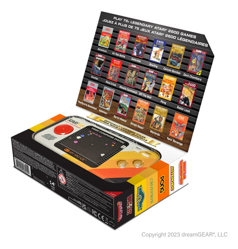 Sistema Portátil De Videojuegos My Arcade Atari Pocket Playe